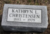 Gravsten Kathryn L. Christensen